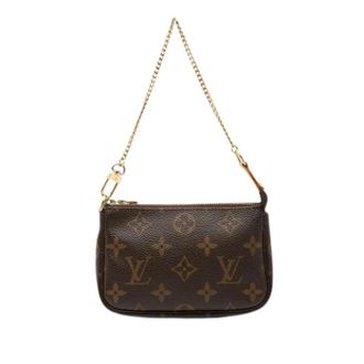 Louis Vuitton Pre-owned Mini Pochette Accessoires - Dames - Vintage Mini Tas - Bruin - ONE Size - Vintage