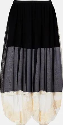 Zimmermann Roselight cotton and silk balloon pants