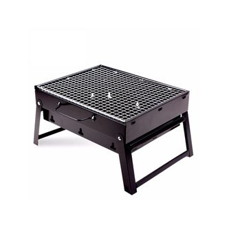 Trade Shop Trade Shop - Barbecue Portatile A Carbonella Per Grigliate Carne Pesce Verdure 20x35x27 Cm