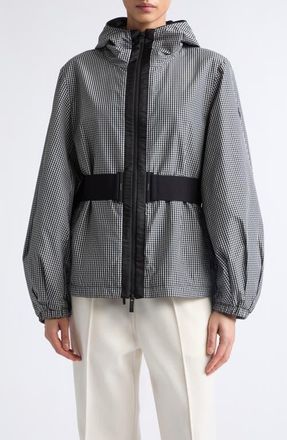 Moncler Rythme Hooded Jacket in Gray at Nordstrom, Size 2