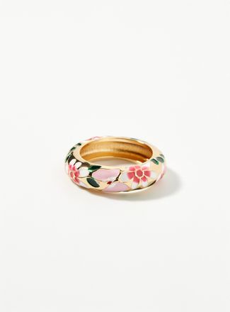 Simons Womens Floral garden ring