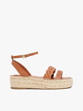 Tommy Hilfiger Leather Embossed Espadrilles
