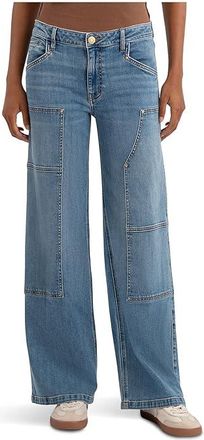 Kut from the Kloth Jodi High-Rise Straight Leg Front Panels Clean Hem Womens Jeans Sleek : 18 31.5, Cotton/Denim/Lycra