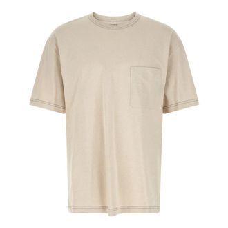 Christophe Lemaire Boxy T-shirt - Heren - T-shirts - Beige - S - Katoen - Tops