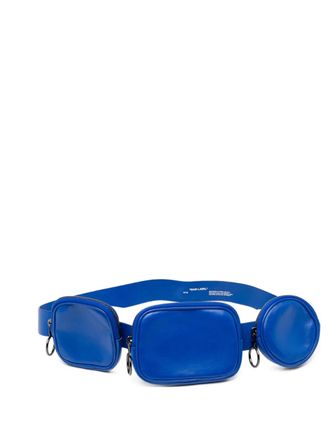 Off-white Crossbodytas met rits - Blauw