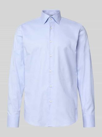 HUGO BOSS Businesshemd aus Baumwoll-Mix Modell H-JOE-K-C1 in Bleu, Gr&ouml;&szlig;e 39