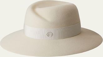 Maison Michel Virginie Waterproof Wool Felt Fedora