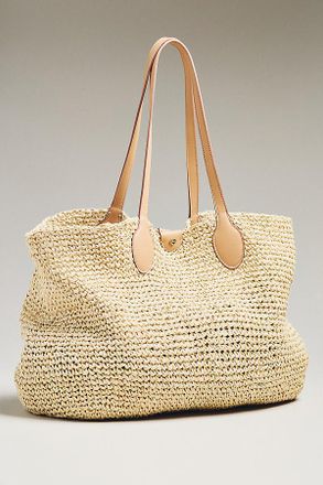 Stoney Clover Lane Woven Beach Tote