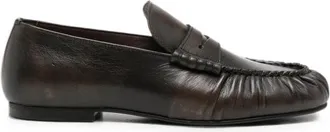 Alohas Gathered Penny-slot Loafers