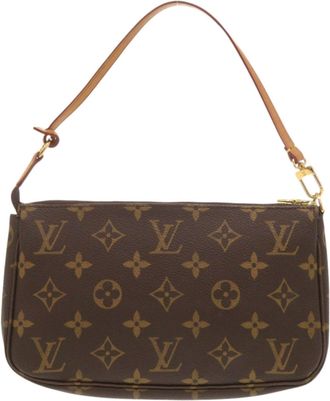 Louis Vuitton Brown Monogram Pochette Pouch (Pre-Owned)