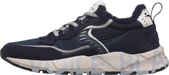 Voile Blanche Club 01 Fur Sneakers - Heren - Sneakers - Blauw - 41 EU - Wol - Schoenen