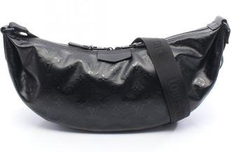 Louis Vuitton Black Canvas Leather Shoulder Bag (Pre-Owned)