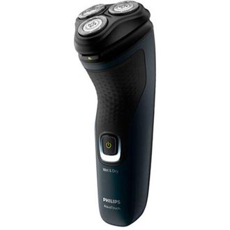 Philips Aquatouch S1121/41 Afeitadora El&eacute;ctrica En Seco O En H&uacute;medo, Rotativa Y Recargable - Negro