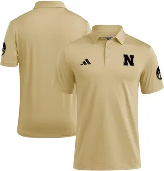 adidas Mens adidas Tan Nebraska Huskers Salute to Service Ultimate365 Solid Polo at Nordstrom, Size Xxx-Large