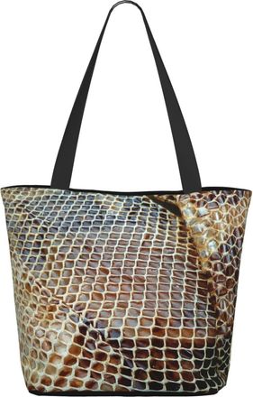 AOOEDM Skin Of Snake Ladies Shopping Bag 13x11x7in.The Perfect ValentineS Day Gift.It Is The Best ValentineS Day Gift For Mom, Daughter, Wife,Etc