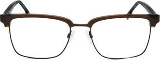 Quiksilver Mens Brown Square Eyeglass Frames QS1009