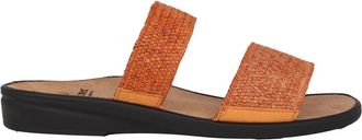 Ganter Oranje Slippers - Dames - Sandalen - Oranje - 42 EU - Leer - Schoenen