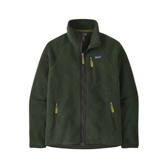 Patagonia Fleece Jackets, male, Green, Size: M Green Fleece Jacket for Active Men
