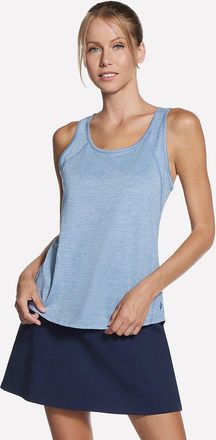 Skechers Tanktop SKECHERS Womens Tank, Damen, Gr. XXL (50/52), blau dawn, Obermaterial: 91% Polyester, 9% Elasthan, Tops Tanktop, sportliche Schnittform, f&uuml;r F