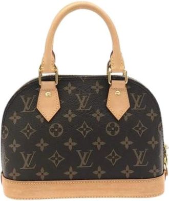 Louis Vuitton Pre-owned Handbags, female, Brown, Size: ONE SIZE Pre-owned Canvas Handbag