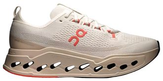 On Mens Cloudsurfer Max Shoes In Ivory Salmon