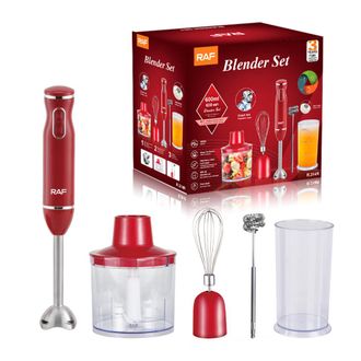 OEM Batidora De Mano 3 En 1 Tms-9605/600w, 500ml, Roja