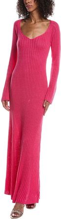 Paris Georgia Elemental Linen-Blend Knit Dress