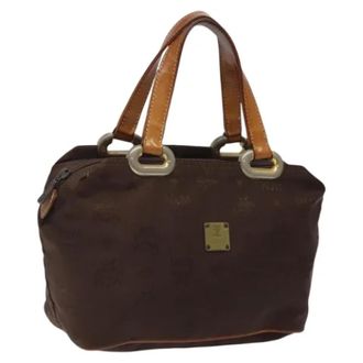 MCM Pre-owned Nylon handbags - Dames - Vintage Handtas - Bruin - ONE Size - Nylon - Vintage