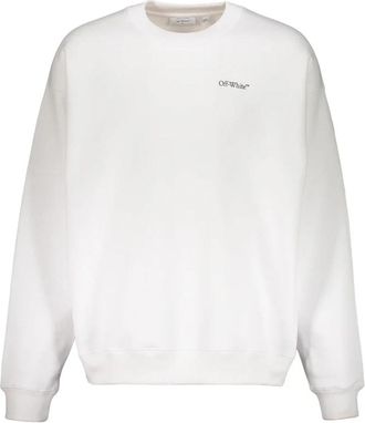 Off-white Logo Sweatshirt - Heren - Sweatshirts - Wit - S - Katoen - Hoodies & sweatvesten