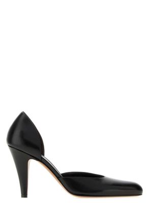 The Row Black Slip On Pumps