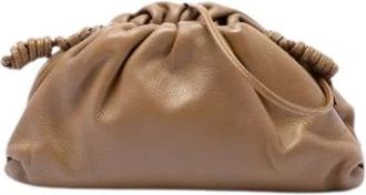 Bottega Veneta Pre-owned The Pouch - Dames - Pre-owned - Bruin - Maat: ONE Size Leer