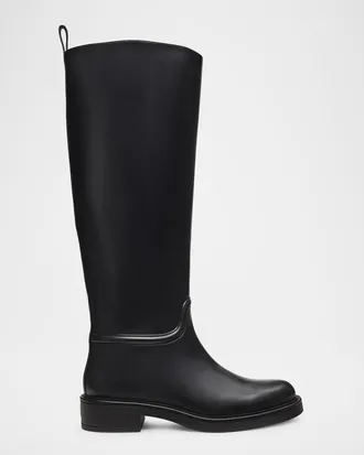 Stuart Weitzman Celia Leather Riding Boots