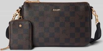 Joop Handtasche mit Label-Applikation Modell jasmina in Dunkelbraun, Größe 1