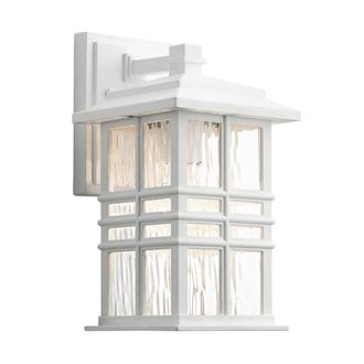 Netlighting Beacon Outdoor 1 Light Wall Lantern White IP44 E27