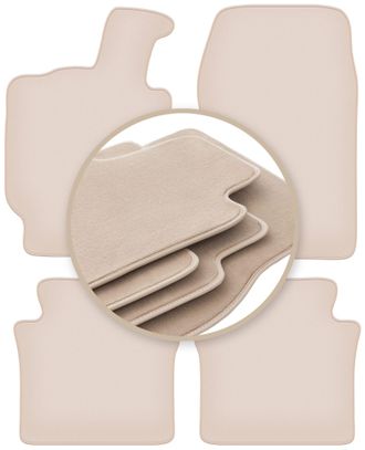 OEM Alfombrillas Beige Premium Para: Lancia Thesis Berlina 2001-2009