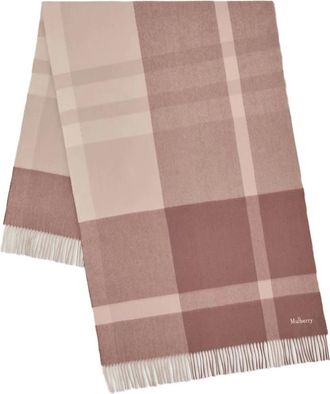 Mulberry Sciarpa grande in lana a quadri - - Accessories - Donna - Multicolore - ONE SIZE