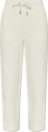 Ami Wide-leg joggingbroek - Dames - Sweatpants - Beige - S - Katoen - Broeken