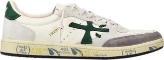 Premiata Leren Logo Sneakers Aangepaste Zool Vetersluiting - Heren - Sneakers - Veelkleurig - 47 EU - Leer - Schoenen