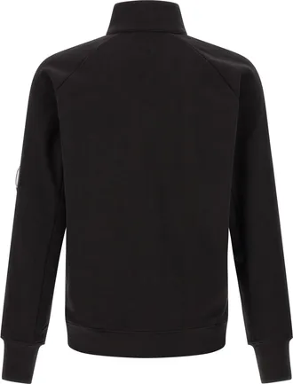 C.P. Company Half-Zip Cotton Sweatshirt - Black