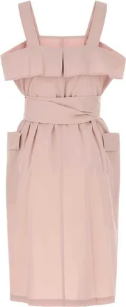 Weekend Womens Pink Cotton Arte1234 Dress Rosa Exterior: Abiti