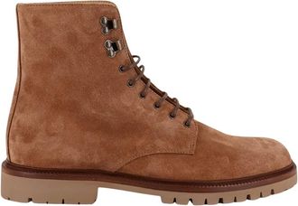 Brunello Cucinelli Botas de ante - Shoes - Hombre - Marr&oacute;n - 44 EU