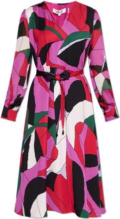 Diane Von F&uuml;rstenberg Jurk Abel - Dames - Casual kleedjes - Veelkleurig - S - Leer - Kleedjes