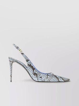 Dolce & Gabbana python leather pumps