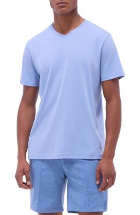 Bugatchi Holden Pima Cotton T-Shirt in Air Blue at Nordstrom, Size Xx-Large