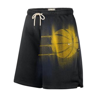 Nike Mens Indiana Pacers Standard Issue Fleece Basketball Shorts in Black | IQ1493-010