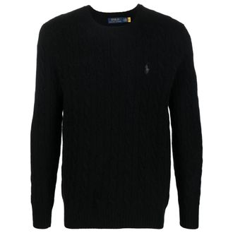 Ralph Lauren Cable-knit Logo-embroidered Sweater