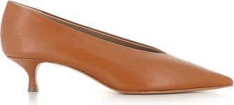 Le Monde Beryl Babouche Kitten - Dames - Pumps - Bruin - 39 EU - Leer - Schoenen