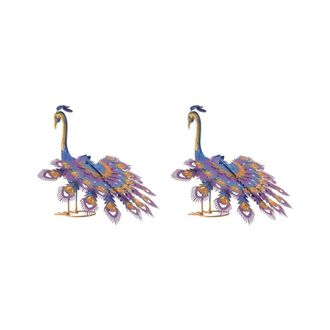 OEM Estatuas De Pavo Real Para Jard&iacute;n Y Patio - Decoraci&oacute;n Realista De Metal Con Forma De Pavo Real Para Exteriores - F&aacute;cil Montaje
