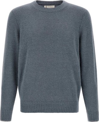 Brunello Cucinelli Light Blue Knitted Sweater