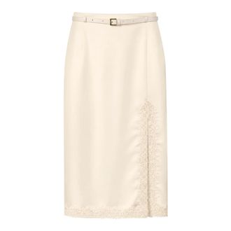 Imperial Midi Skirts, female, Beige, XS, Gonna